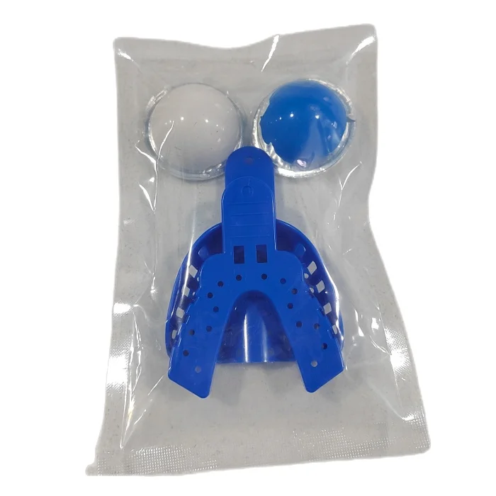 Base and catalyst available silicone dental putty  kit for disposable usage  impression
