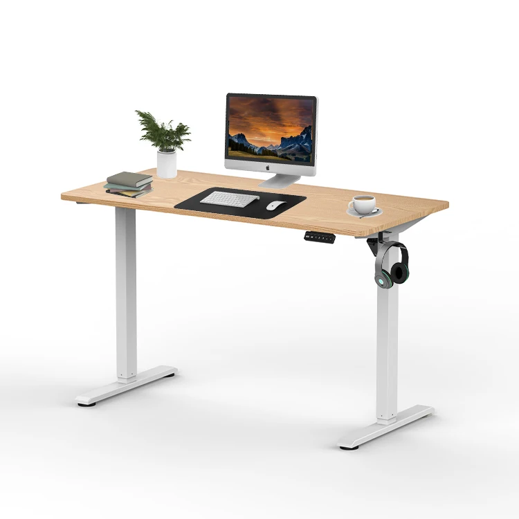 Office Ergo Table Computer Ergonomic Up Down Memory Controller Height Adjustable Single Motor Electric Sit Standing Desk Frame