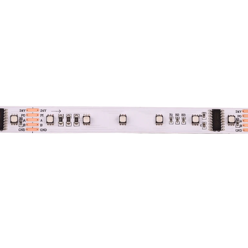 Wholesale DMX512 digital addressable ucs512 UCS512C3 strips lighting pixel LED Tape 3535RGB 12MM dmx 512 light led strip