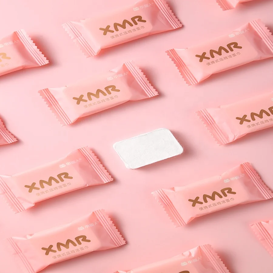 Хлопковое одноразовое полотенце Little Kitty, портативные мини-полотенца для очистки для отеля, путешествий, спортзала