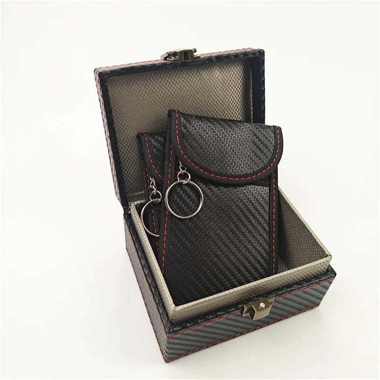Car Key Fob Signals Blocker Case Faraday Pouch For Car Keys 2 Pack Faraday Bag