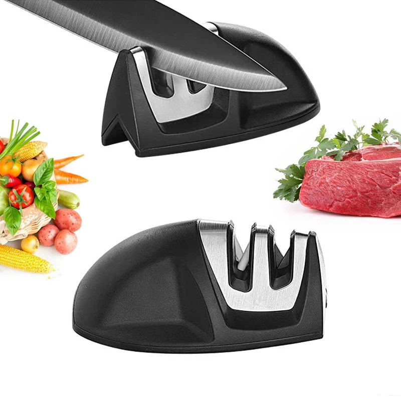 Amazon 7pcs stainless steel non-stick knife set with sharpener chef Kitchen Knives Set with Stand japanese knife set with block