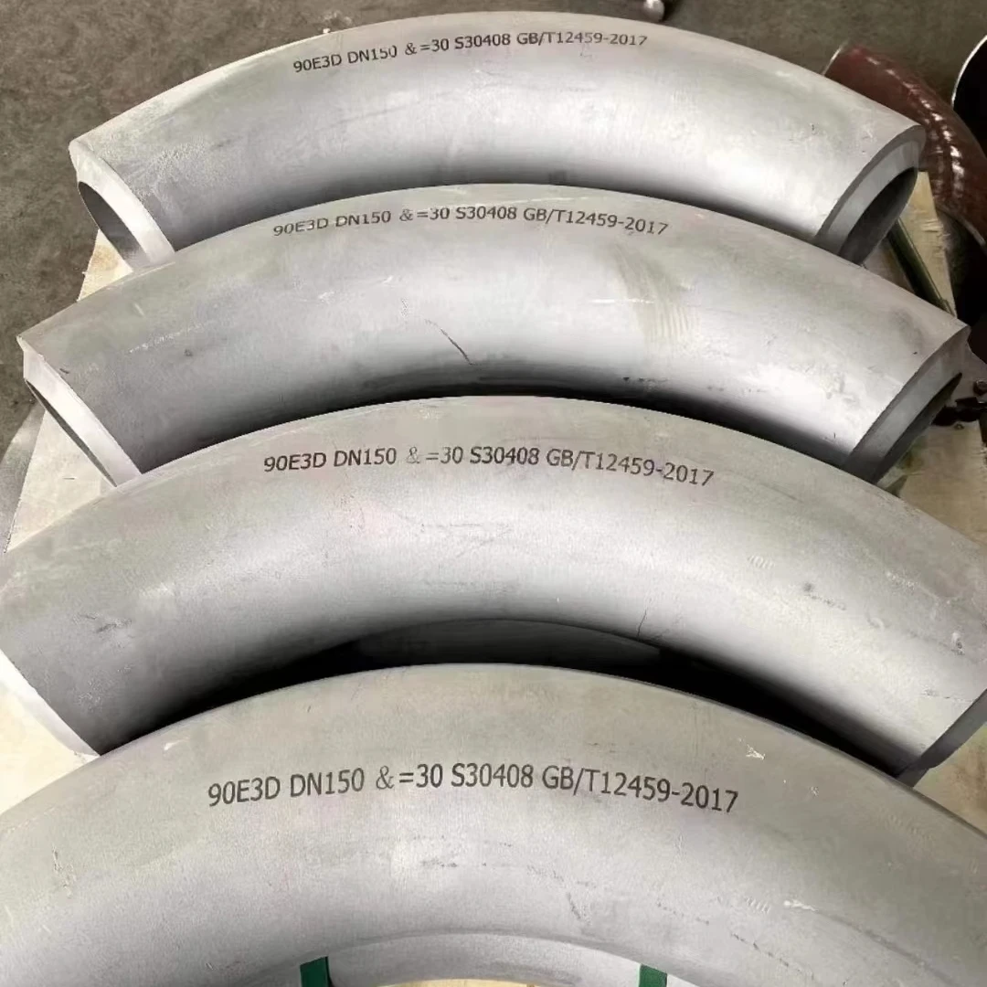 High Temperature Stainless Steel  PTFE Lined elbow pipe fittings