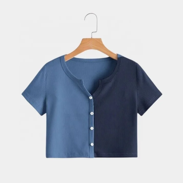 Wholesale Plain Dyed Yoga Crop Tops Print Sports Fitness Camisetas Sin Mangas Con Cuello En v Para Mujer Women Ribbed Tank Top