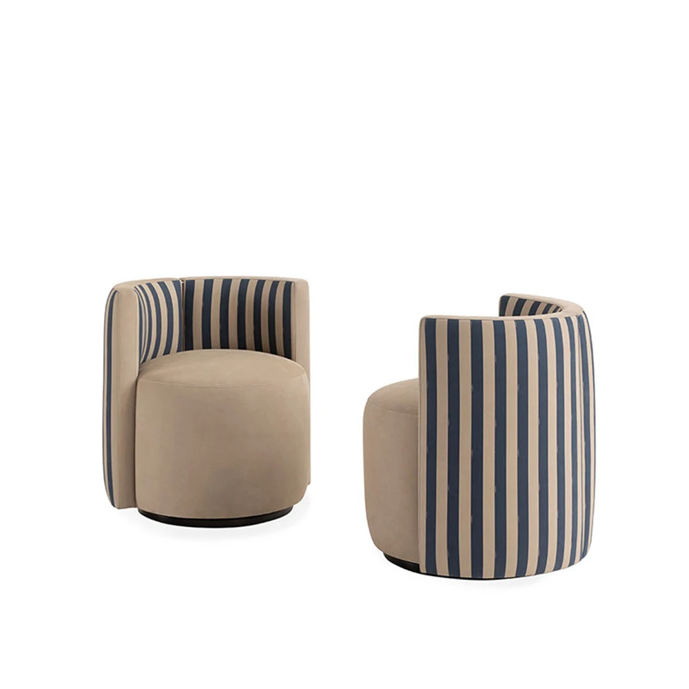 Morden Italian minimalist Furniture Fabric leather Leisure chair Living Room Sofa single sofa Chair Relax Chair Lounge