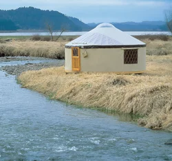 6 m Luxury Canvas Yurt Tent Waterproof Winter Glamping Mongolian Yurt