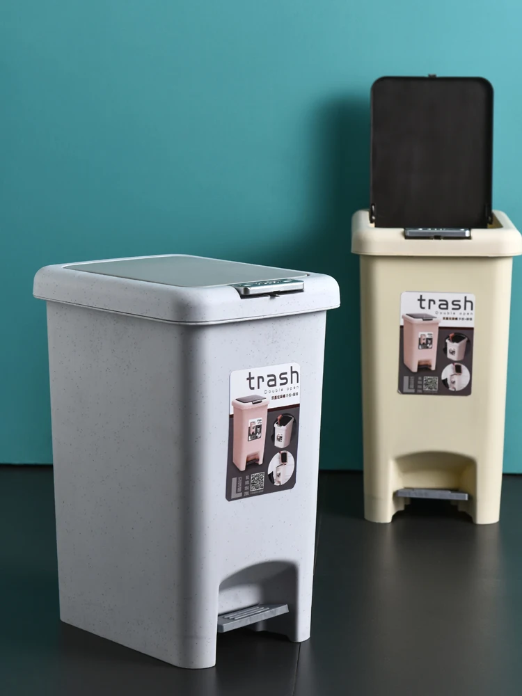 Tarro Contenedor Cubo tachos Botes De Basura Bano Pequeno Nordic Ванная Кухня пластмассовый контейнер для мусора корзина мусорный бак с крышкой