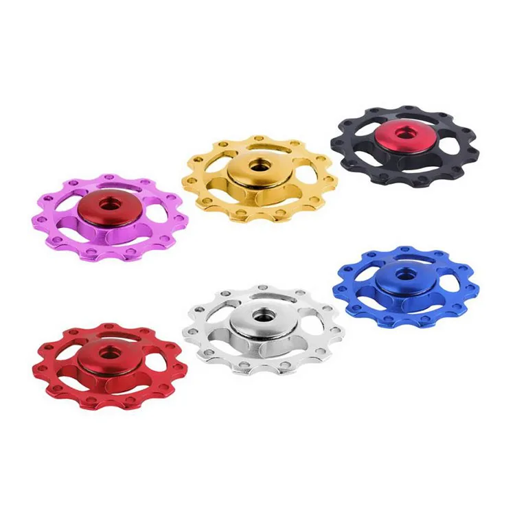 Road Mountain Bike Jockey Wheel Bicycle Rear Derailleur Pulley Aluminum Alloy Guide Roller Bike Accessories