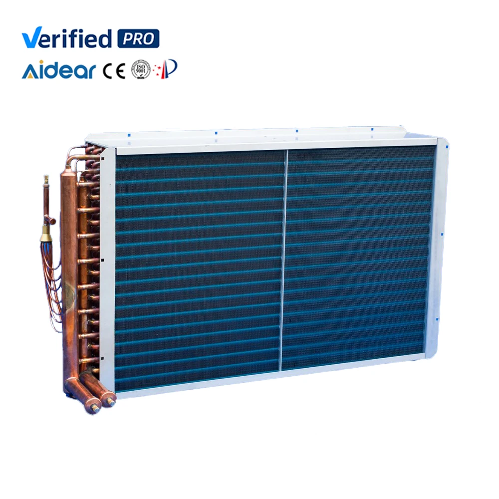 Aidear 5/8 copper tube carrier air cooled chiller  tube fin heat exchanger coil
