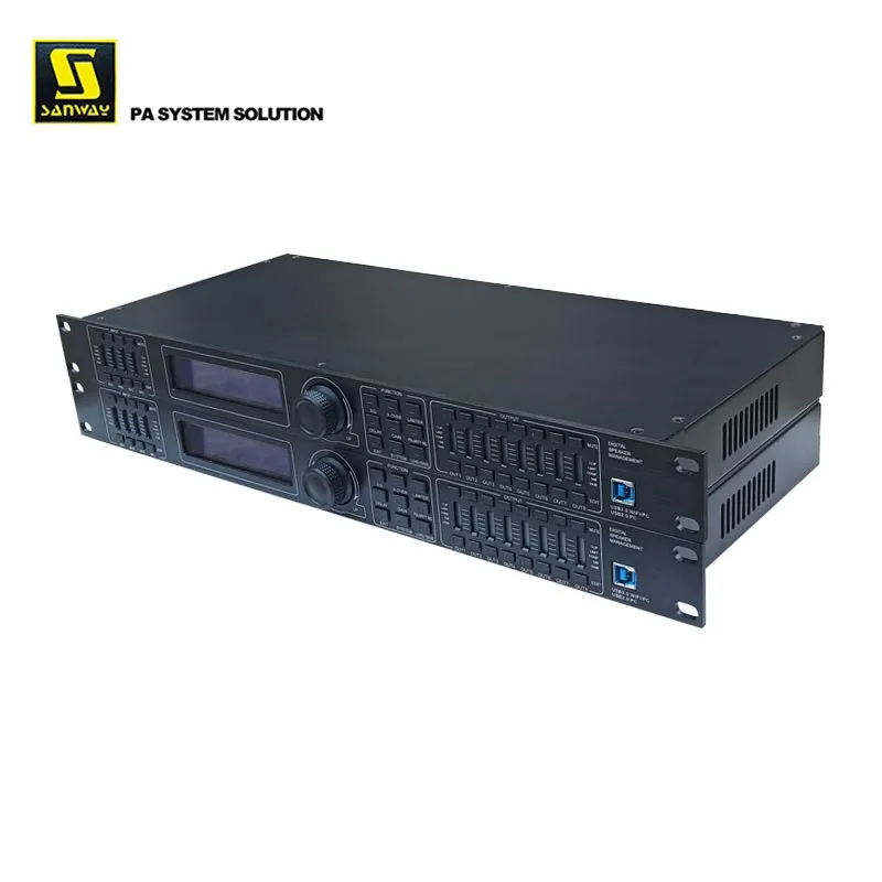 DP48 4 Input 8 Output Professional Audio Digital DSP Speaker Processor