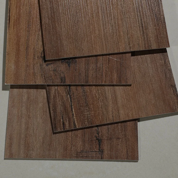 Self Adhesive Vinyl Flooring Plank Waterproof Peel and Stick Tiles Easy Install PVC Plastic Flooring with Glue Down LVT Sticker