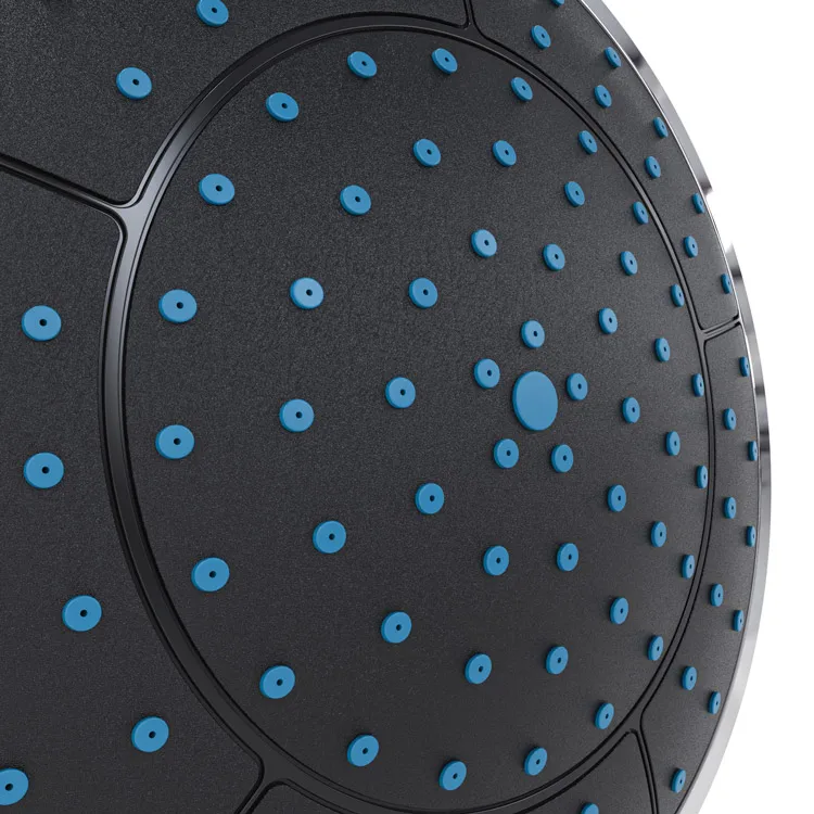 Бытовая круглая насадка для душа lona micro bubble с резиновой насадкой eco
