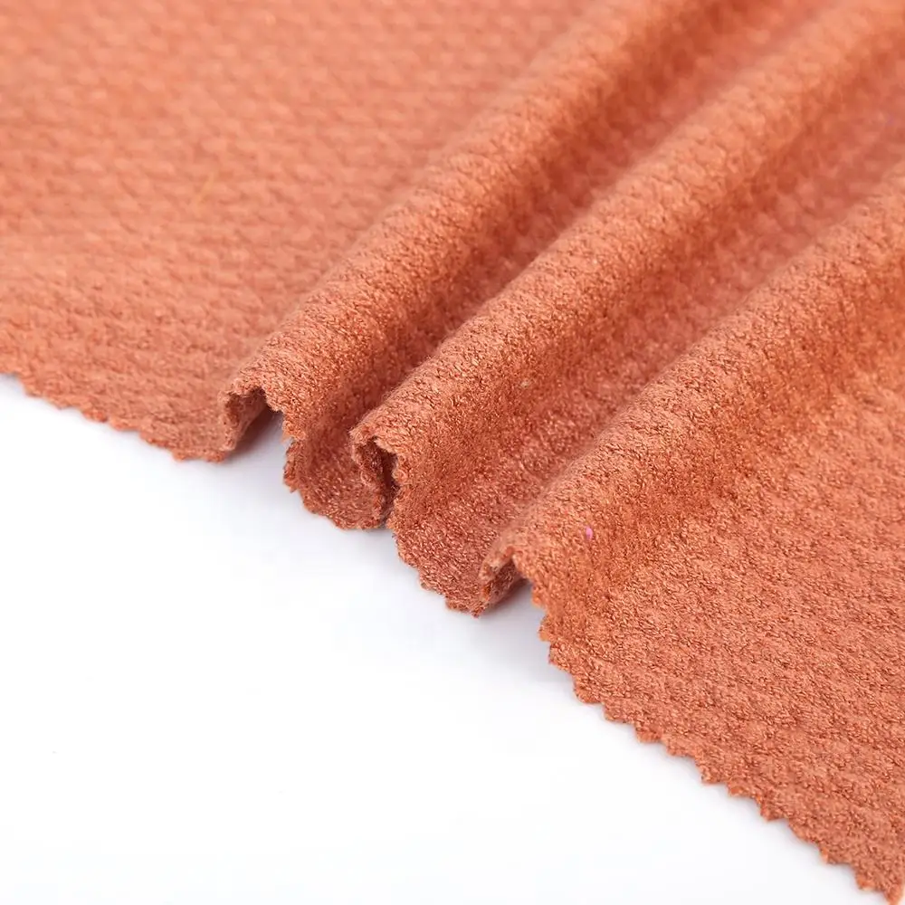 Soft handfeeling high quality knitted italian woven cashmere fabric for sweater