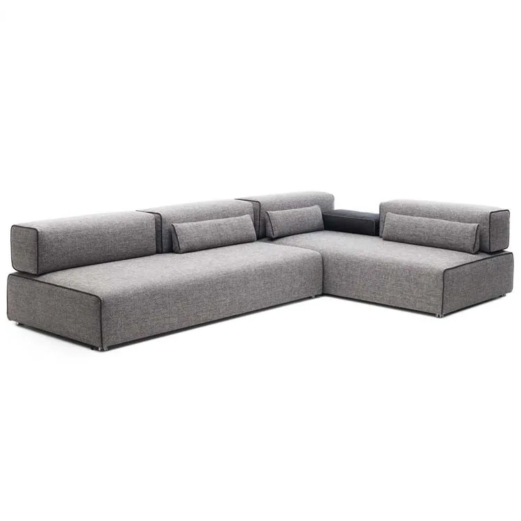 Designer Public Area Fabric Upholstered Livingroom Hotel Hall Lobby Waiting Area Modern Modular Sectional Sofas