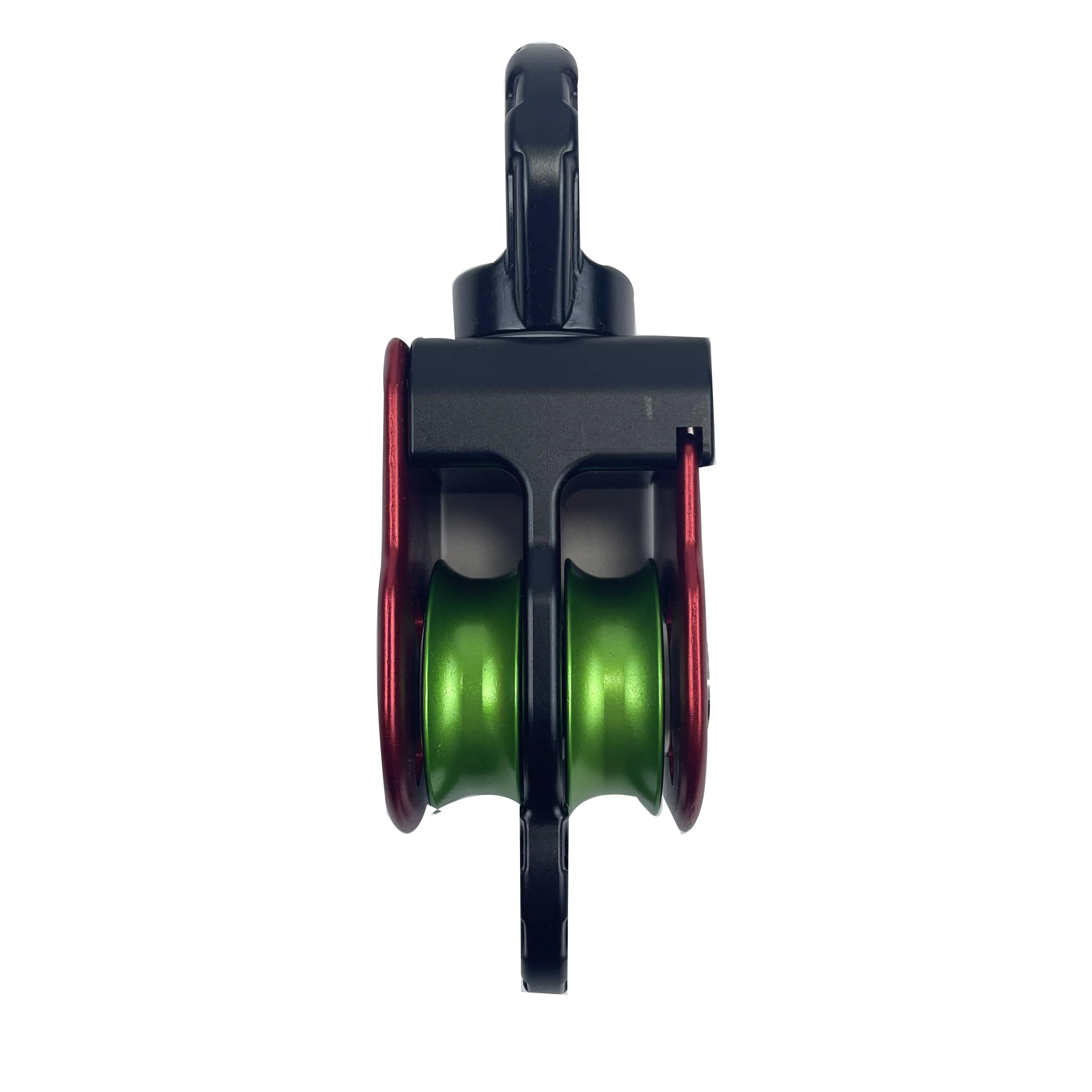 36KN Breaking Strength Aluminum Climbing Rope Pulleys For Rescue