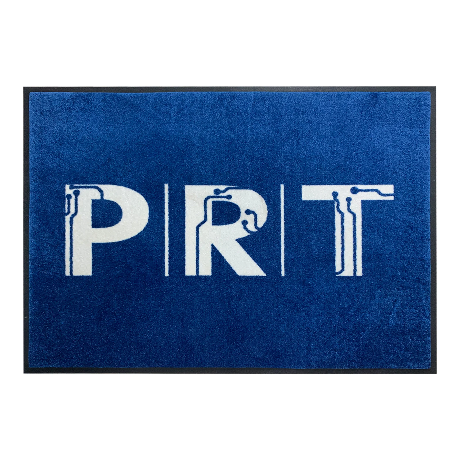 Rubber Elevator Floor Entrance Mat with Customized Mat Logo Custom Commercial Floor Rug Square Modern Nylon Ink Jet Printing