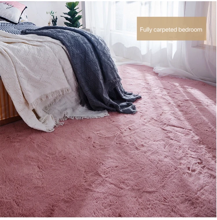 Soft Comfortable Modern Rug for Living Room Machine MADE Quality Rabbit Faux Round fur rug carpet