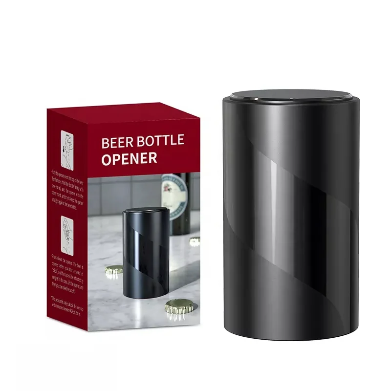 Portable Mini Size Gift Push Down Magnet Automatic Can Beer Bottle Opener For Sale