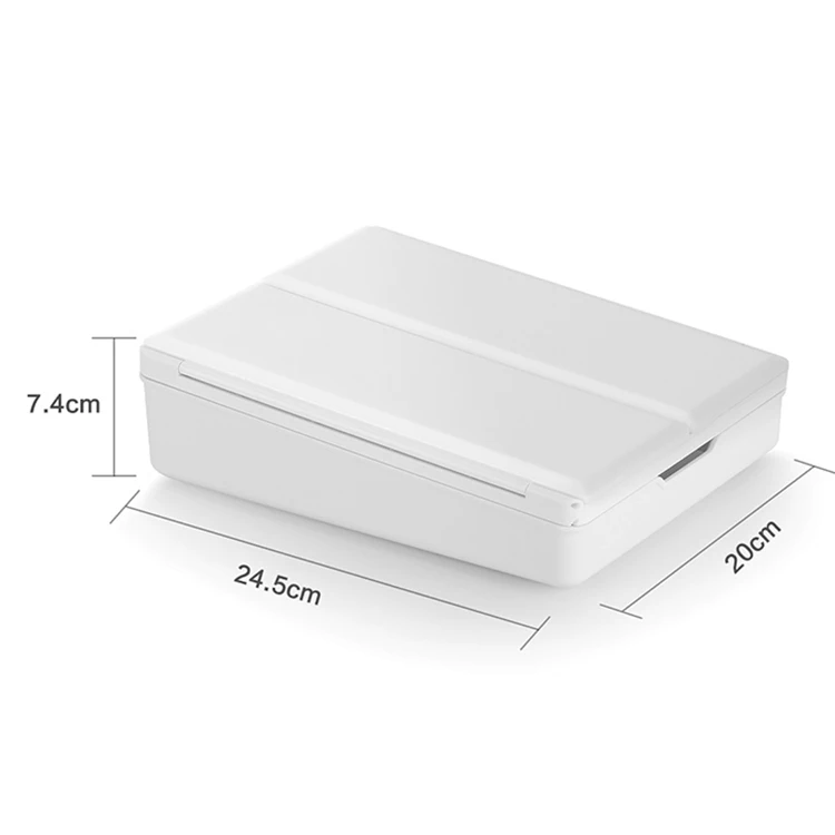 Popular Hot Led Light Screen Touch Makeup Mirror Tri-folded 1x 2x 3x Magnifying Mirror Cosmetic Tray Vanity Mirror