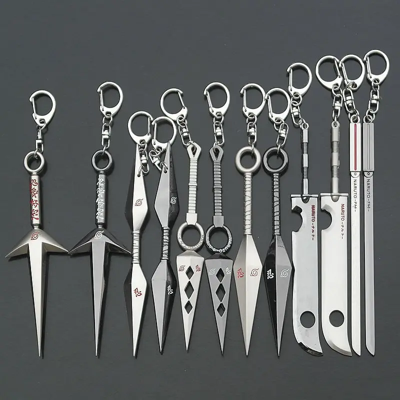 Оптовая продажа оружие кулон Kakashi ниндзя Kunai брелки аниме Брелки