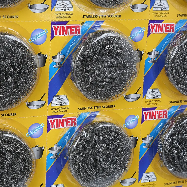 Cheap Price Newest Selling Stainless Steel Sustainable 40 Sets YINER 18g Customization Service Provided 410 Scrubber
