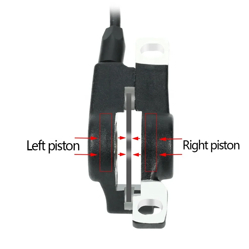 OEM customization 2 pistons bike oil brake MTB disc brake Hydraulic disc bicycle brake