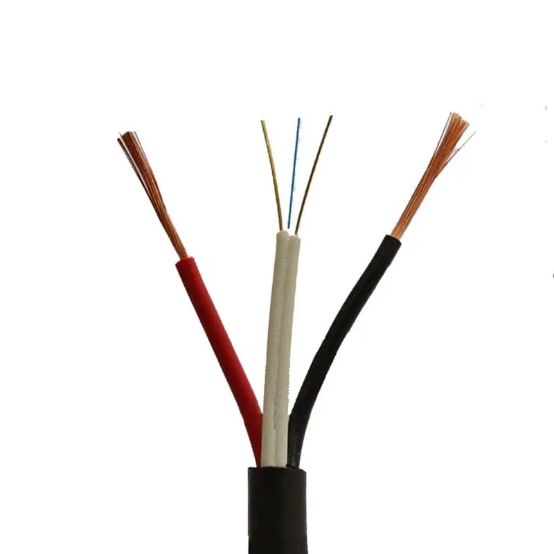  Волоконно-оптический кабель FTTH drop с кабелем питания ftth