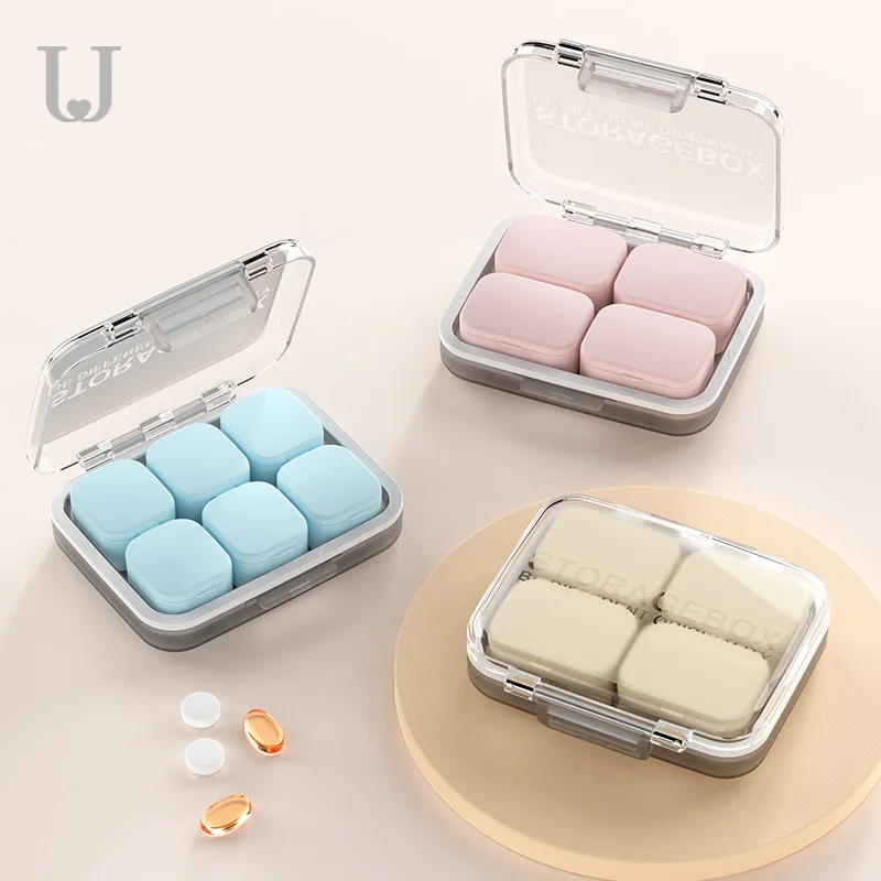 Weekly 7 Days Eco Portable Travel Mini Pocket Detachable Medicine Plastic Custom Logo Pill Storage Box Container Organizer Case