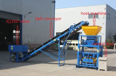 QT40-1 Good business ideas with small investment concrete interlock cement block making machine brick molding machine