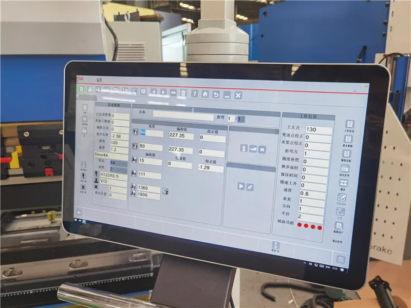 Primapress CNC Press Brake WE67K Series Hydraulic CNC Press Brake With ESA860