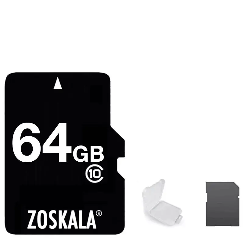  100% оригинальная карта памяти ZOSKALA 16 гб 32 64 класс 10 TF-карта с реальной емкостью 1 2 4 8
