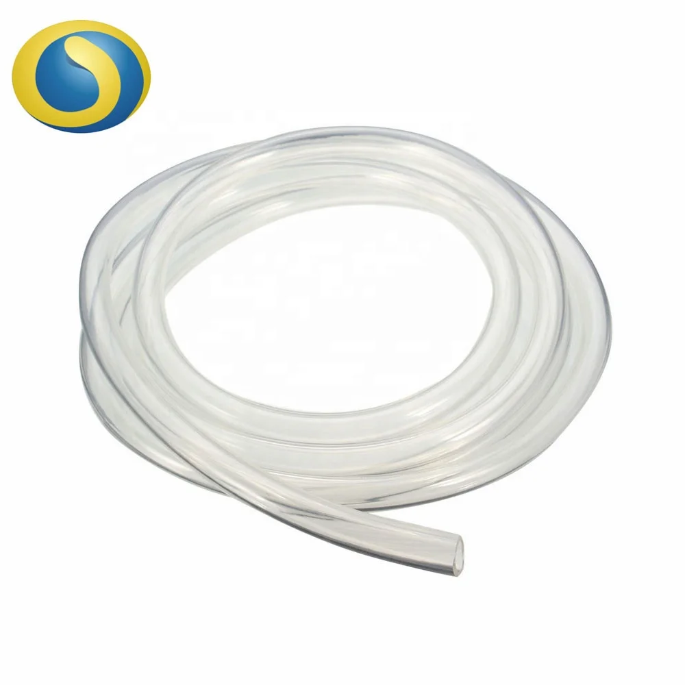 Flexible soft thin wall large diameter silicone tube for led strip