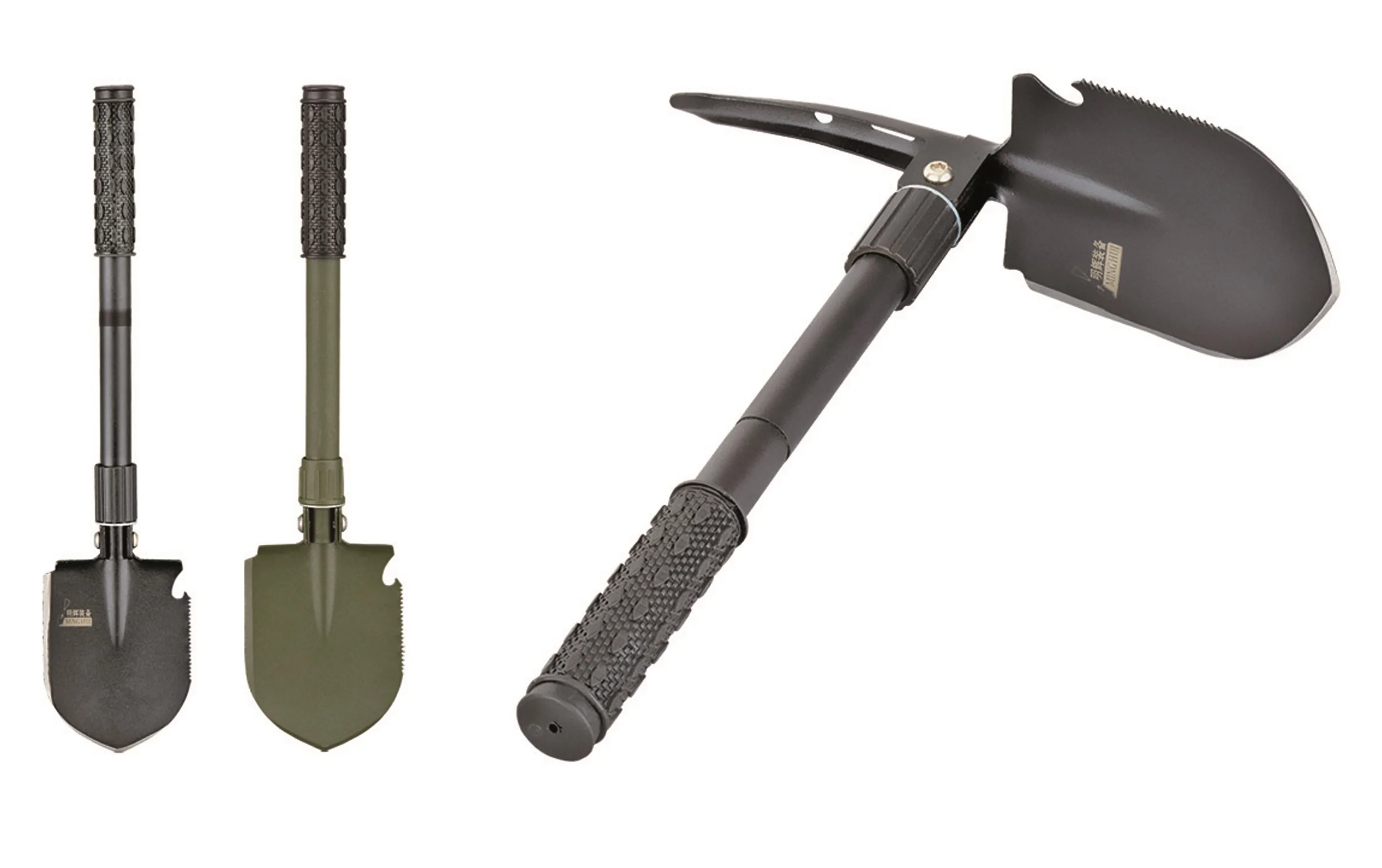 G19-2 Portable small camping shovel with pickaxe for outdoor camping hiking use,Auto car carry tools