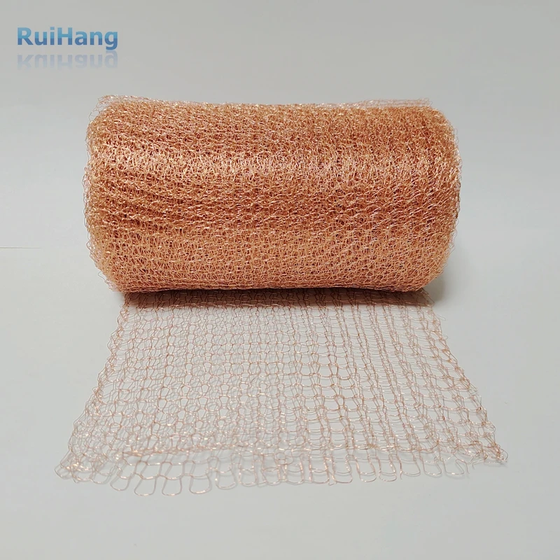 Factory direct sale Pure Copper Mesh Roll Fill Fabric Pest Control Wire Mesh Slugs Snails Rats with free sample
