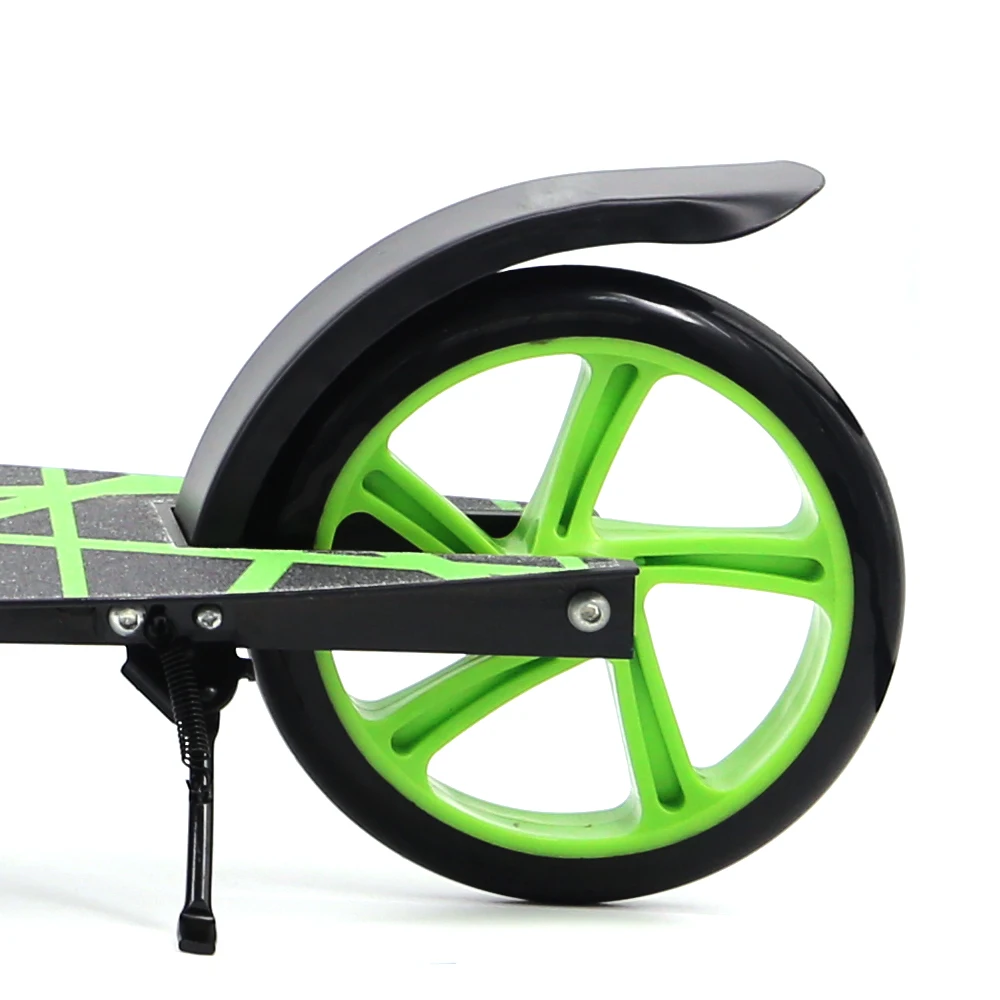 folding wide wheels adult kick scooter with adjust height