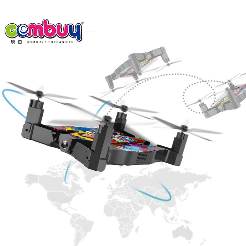 One button deformation graffiti app control drone toys wifi camera remote control aircraft
