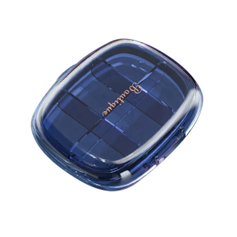 New Arrival Portable Medicine Box Pill Organizer Case Transparent Plastic Pill Box
