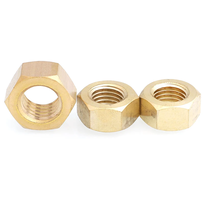 High quality low price brass hexagon nuts