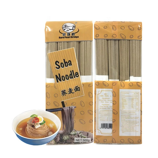 Chinese  Dry Buckwheat Gluten Free Organic wholesale bulk frozen soba noodle
