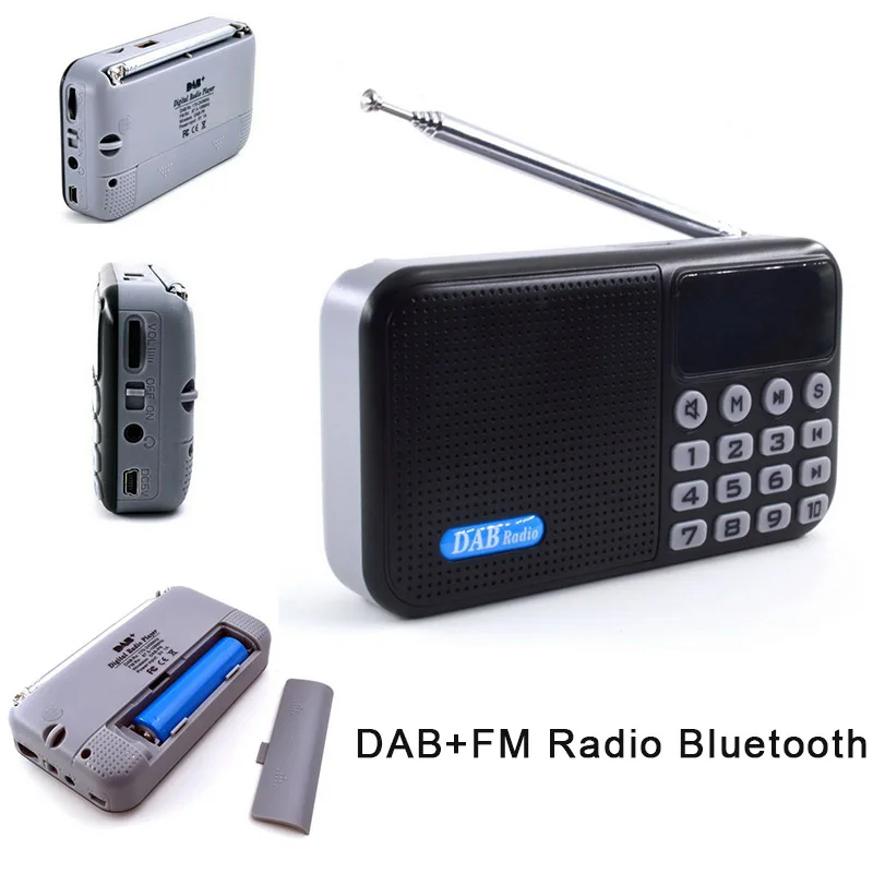  DAB-P8 портативный DAB/DAB + FM цифровое радио с синий зуб динамик и TF карты USB