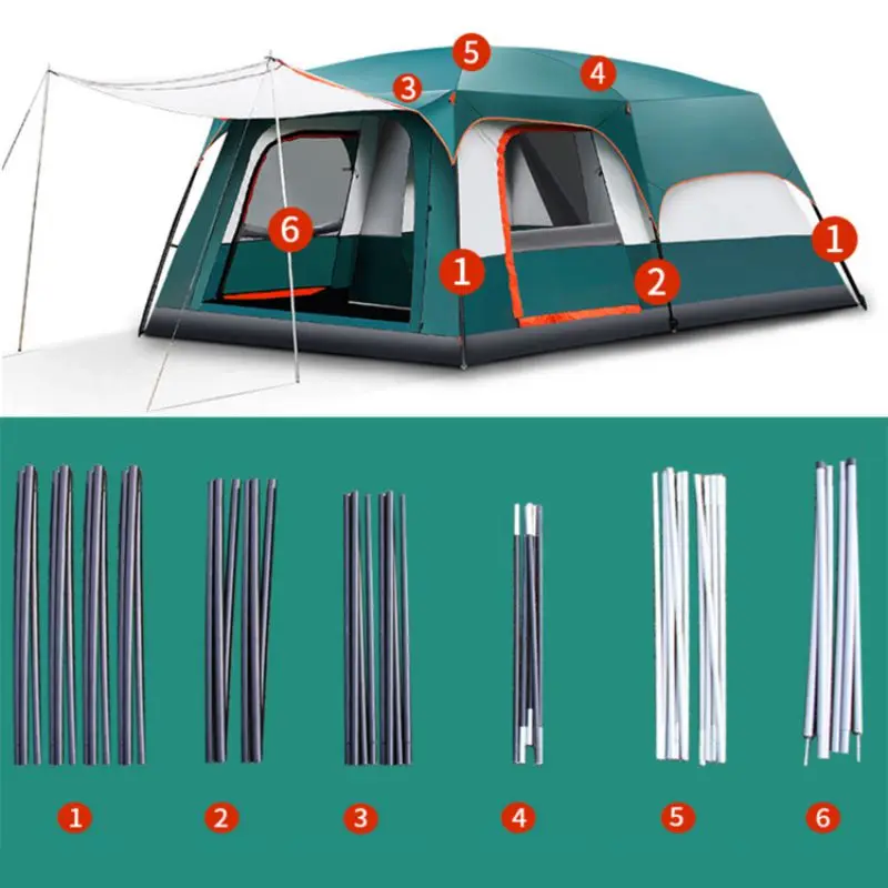 
Factory Price Luxury Hotel Camping Prefab Tents Resort Waterproof Glamping Geodesic Dome House Tent 