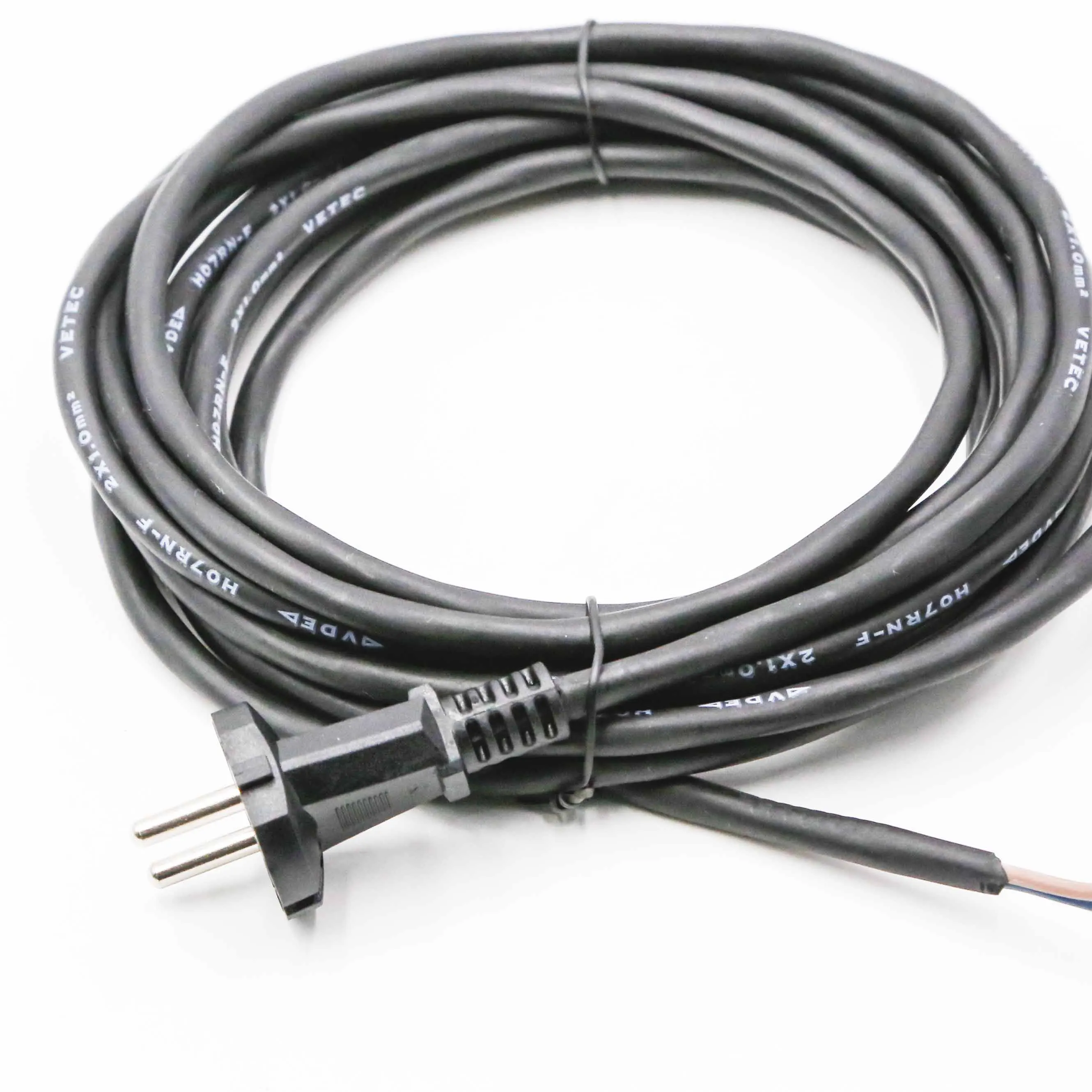 PCE-0802 Европы вилки IP44 с резиново изоляцией H07RN-F H05RN-F 3X1.0 3X1.5 кабели одобрено немецкой электротехнической асоциацией
