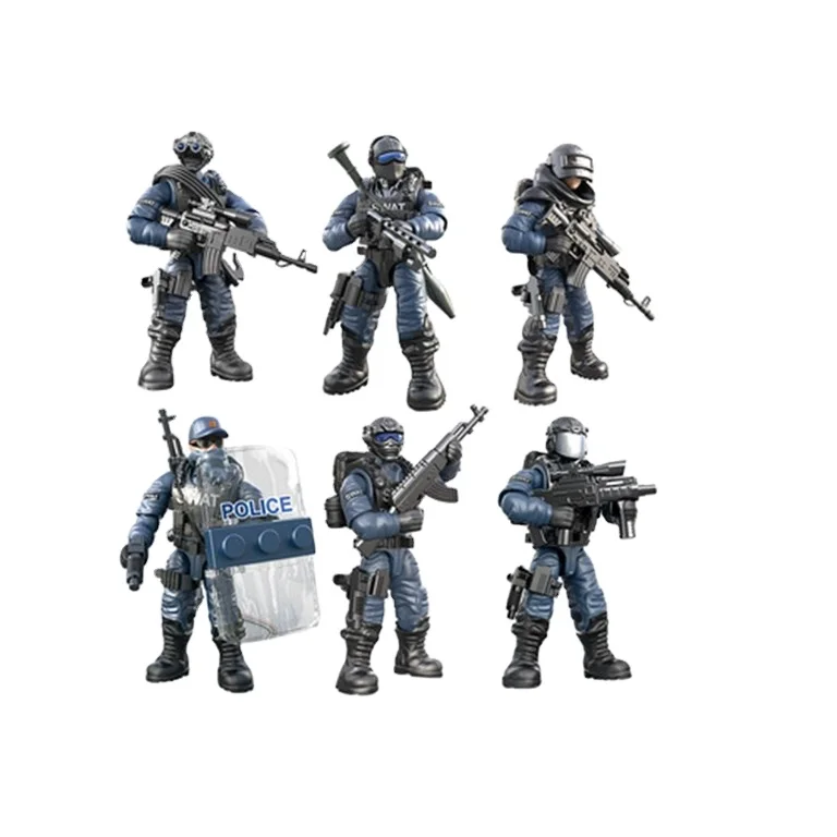 Custom Plastic Figures Toy Personalized plastic soldier miniature set