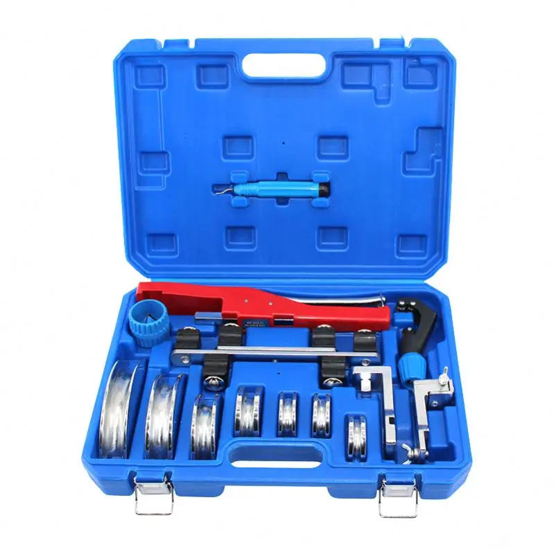 CT-999RF 6-22Mm  90 Degree Tube Bender Kit Set New HVAC Refrigeration Copper Pipe Bending Tools