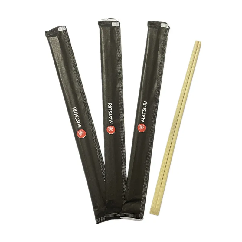 Chopsticks In Bag Hotel Restaurant  Paper Chopstick Sleeve With Custom Logo For Chopstick