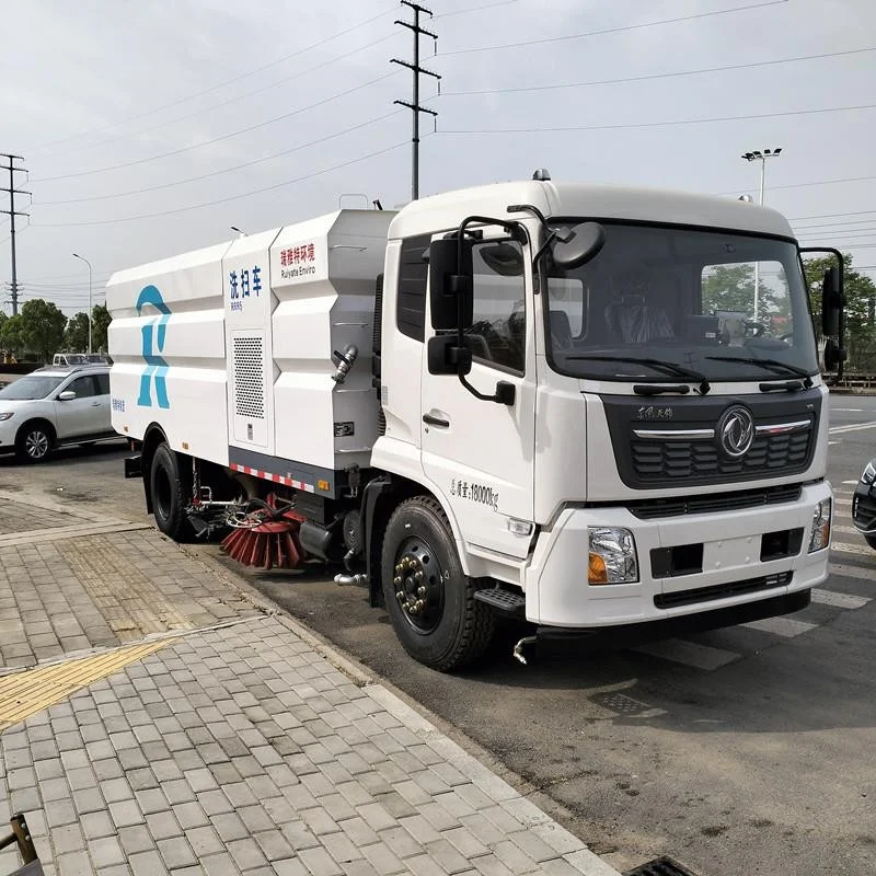 Factory direct sale ISUZU 9 cubic meters road sweeper for municipal road sweeping and cleaning