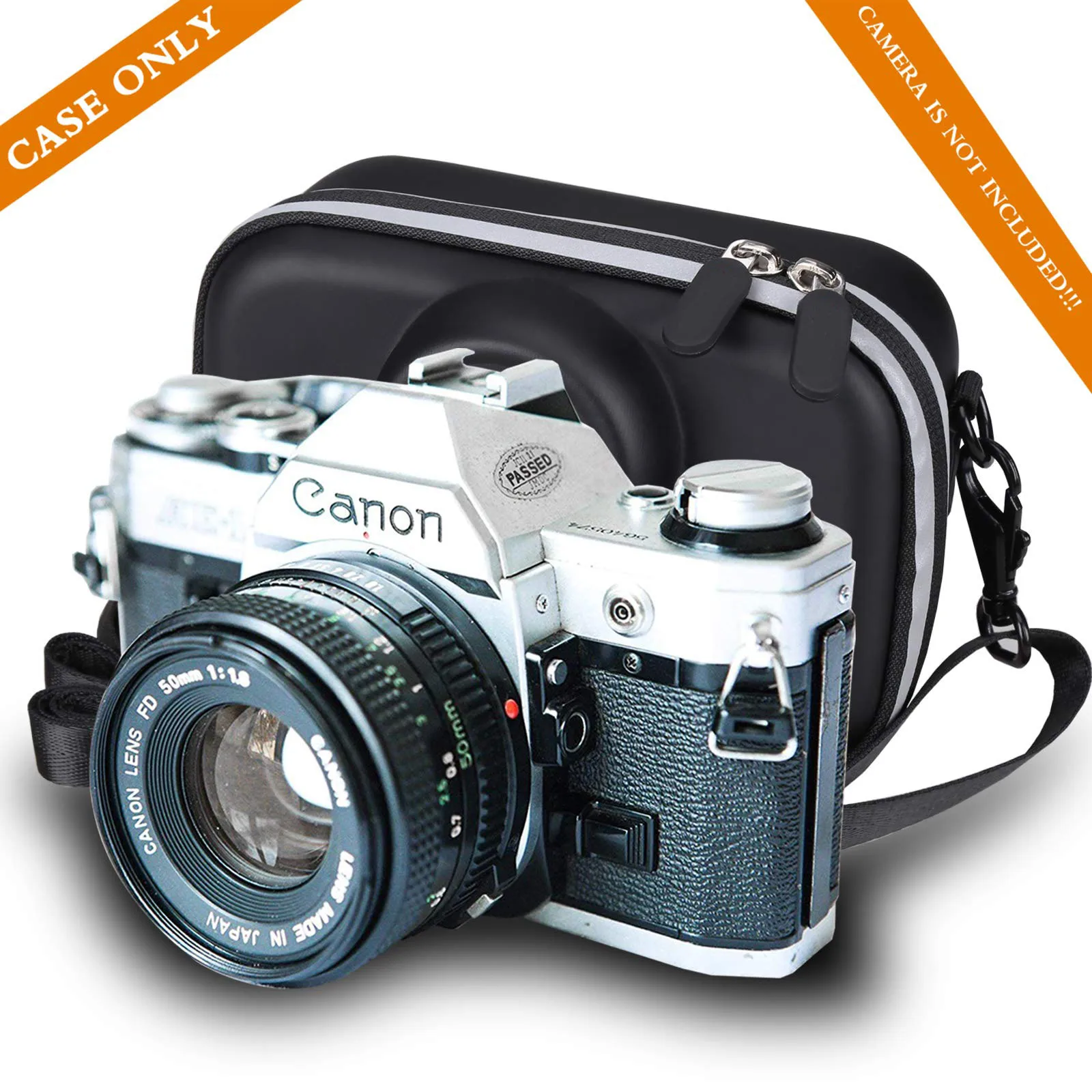 Brilliant Custom Outdoor Travel Carrying Digital Camera Eva Case Hard Storage Case for Canon AE-1 35mm Film Camera