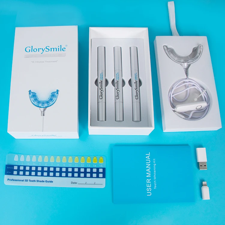 Private Label Dental Bleaching Laser Equipment  3 pcs 35% Peroxide Whitening Pen Teeth Whitening Kit