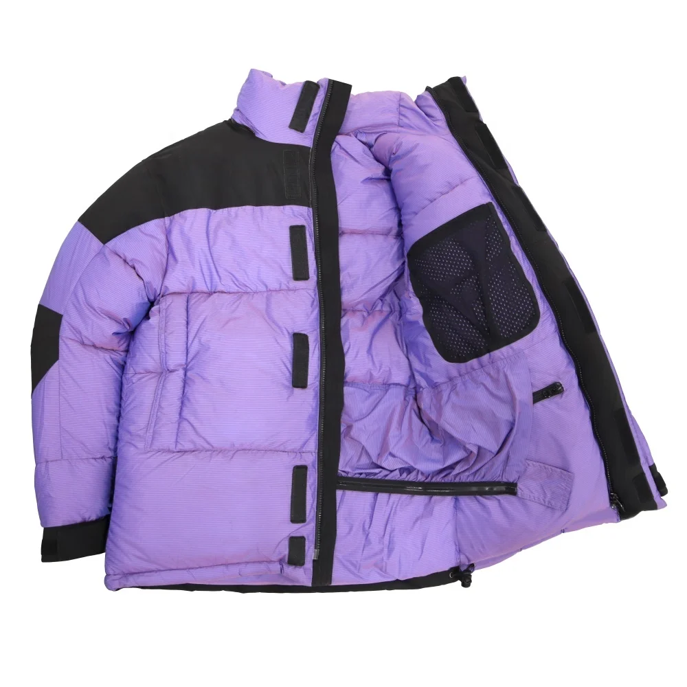 Custom Streetwear Women Bubble Puff  Real Goose Down Puffer Jacket Manufacture