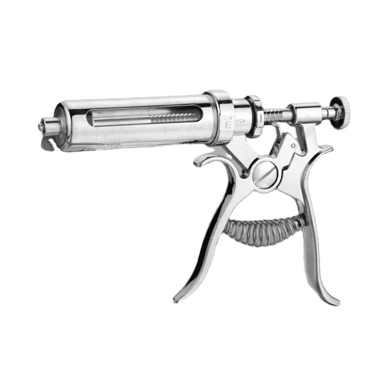 Farming Equipment veterinary automatic metal gun insemination syringe